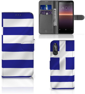 B2Ctelecom Wallet Case Sony Xperia 10 II GSM Hoesje Griekenland