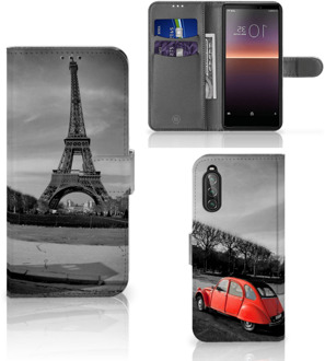 B2Ctelecom Wallet Case Sony Xperia 10 II Hoesje Eiffeltoren