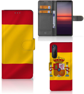 B2Ctelecom Wallet Case Sony Xperia 5II Smartphone Hoesje Spanje