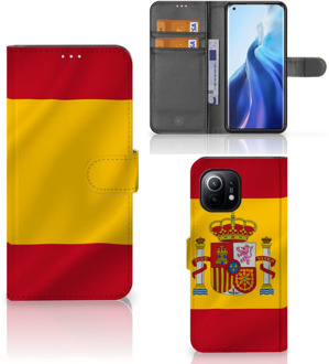 B2Ctelecom Wallet Case Xiaomi Mi 11 Smartphone Hoesje Spanje