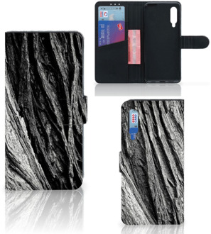 B2Ctelecom Wallet Case Xiaomi Mi 9 Smartphone Hoesje Valentijn Cadeautje Man Boomschors