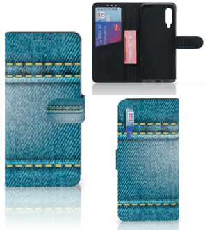 B2Ctelecom Wallet Case Xiaomi Mi 9 Telefoon Hoesje Jeans