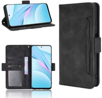 B2Ctelecom Xiaomi Mi 10T Lite Wallet Case Hoesje Zwart met Standaard