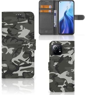 B2Ctelecom Xiaomi Mi 11 Telefoon Hoesje Cadeau voor hem Army Light