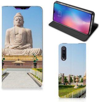 B2Ctelecom Xiaomi Mi 9 Book Cover Boeddha