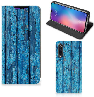 B2Ctelecom Xiaomi Mi 9 Book Wallet Case Blauw Wood