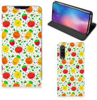 B2Ctelecom Xiaomi Mi 9 Flip Style Cover Fruits