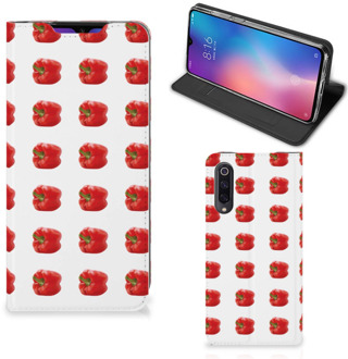 B2Ctelecom Xiaomi Mi 9 Flip Style Cover Paprika Red