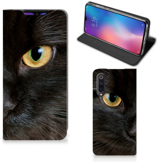 B2Ctelecom Xiaomi Mi 9 Hoesje maken Zwarte Kat