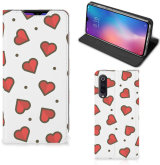 B2Ctelecom Xiaomi Mi 9 Hoesje met Magneet Hearts