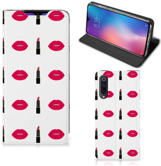 B2Ctelecom Xiaomi Mi 9 Hoesje met Magneet Lipstick Kiss