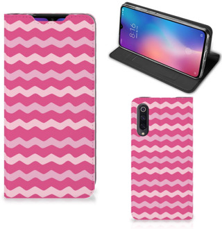 B2Ctelecom Xiaomi Mi 9 Hoesje met Magneet Waves Pink