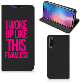 B2Ctelecom Xiaomi Mi 9 Hoesje met tekst Woke Up