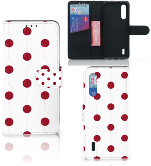 B2Ctelecom Xiaomi Mi 9 Lite Book Cover Cherries