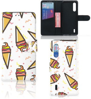 B2Ctelecom Xiaomi Mi 9 Lite Book Cover Icecream