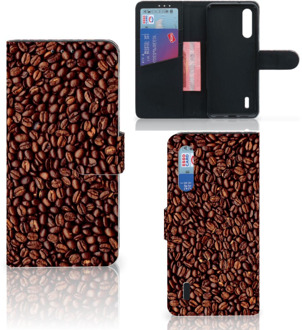 B2Ctelecom Xiaomi Mi 9 Lite Book Cover Koffiebonen