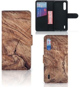 B2Ctelecom Xiaomi Mi 9 Lite Book Style Case Tree Trunk