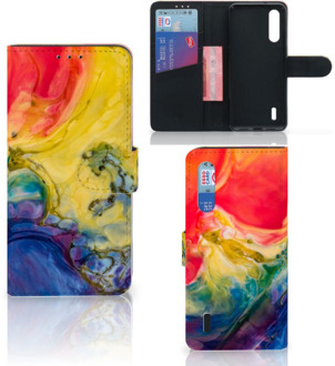 B2Ctelecom Xiaomi Mi 9 Lite Hoesje Watercolor Dark