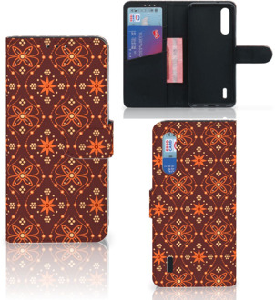 B2Ctelecom Xiaomi Mi 9 Lite Telefoon Hoesje Batik Brown