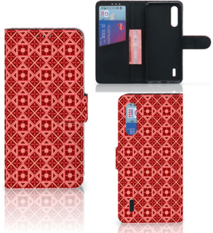 B2Ctelecom Xiaomi Mi 9 Lite Telefoon Hoesje Batik Red