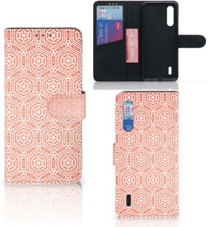 B2Ctelecom Xiaomi Mi 9 Lite Telefoon Hoesje Pattern Orange