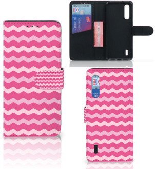 B2Ctelecom Xiaomi Mi 9 Lite Telefoon Hoesje Waves Pink