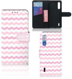 B2Ctelecom Xiaomi Mi 9 Lite Telefoon Hoesje Waves Roze