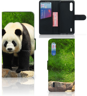 B2Ctelecom Xiaomi Mi 9 Lite Telefoonhoesje met Pasjes Panda