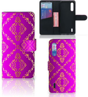 B2Ctelecom Xiaomi Mi 9 Lite Wallet Case Barok Roze