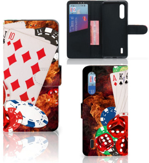 B2Ctelecom Xiaomi Mi 9 Lite Wallet Case met Pasjes Casino