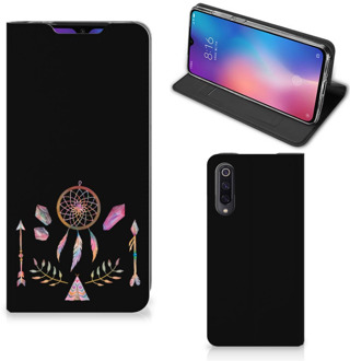 B2Ctelecom Xiaomi Mi 9 Magnet Case Boho Dreamcatcher