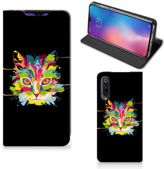 B2Ctelecom Xiaomi Mi 9 Magnet Case Cat Color