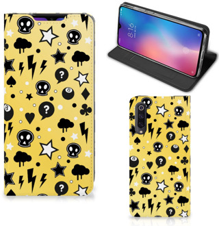 B2Ctelecom Xiaomi Mi 9 Mobiel BookCase Punk Yellow