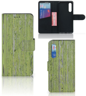 B2Ctelecom Xiaomi Mi 9 SE Book Style Case Green Wood