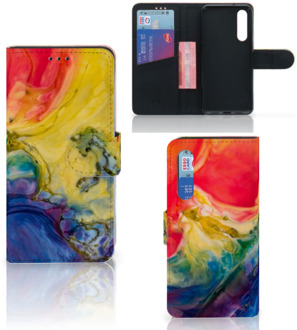 B2Ctelecom Xiaomi Mi 9 SE Hoesje Watercolor Dark