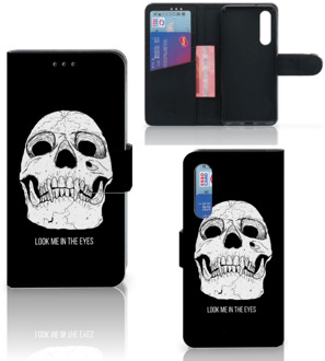 B2Ctelecom Xiaomi Mi 9 SE Telefoonhoesje met Naam Skull Eyes