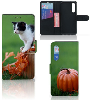 B2Ctelecom Xiaomi Mi 9 SE Telefoonhoesje met Pasjes Kitten