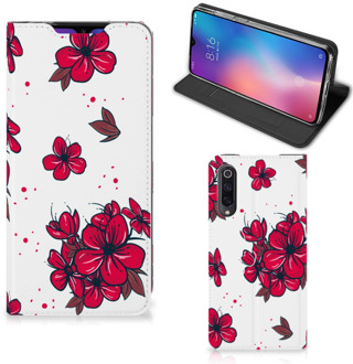 B2Ctelecom Xiaomi Mi 9 Smart Cover Blossom Rood