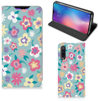 B2Ctelecom Xiaomi Mi 9 Smart Cover Flower Power