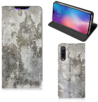 B2Ctelecom Xiaomi Mi 9 Standcase Beton Print