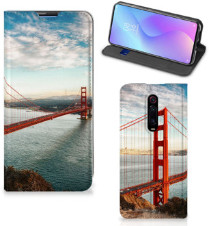 B2Ctelecom Xiaomi Mi 9T Pro Book Cover Golden Gate Bridge