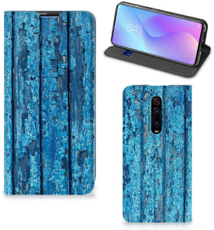 B2Ctelecom Xiaomi Mi 9T Pro Book Wallet Case Blauw Wood