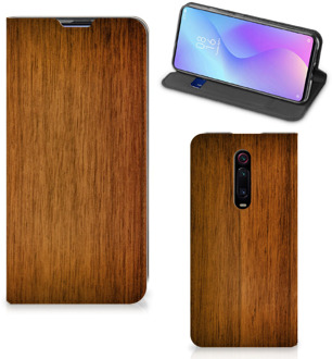 B2Ctelecom Xiaomi Mi 9T Pro Book Wallet Case Donker Hout