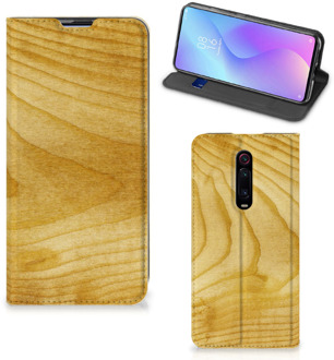 B2Ctelecom Xiaomi Mi 9T Pro Book Wallet Case Licht Hout