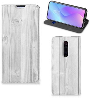 B2Ctelecom Xiaomi Mi 9T Pro Book Wallet Case White Wood