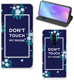 B2Ctelecom Xiaomi Mi 9T Pro Design Case Flowers Blue DTMP