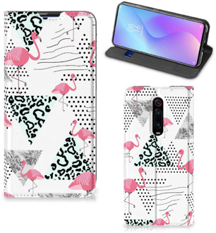 B2Ctelecom Xiaomi Mi 9T Pro Hoesje maken Flamingo Triangle