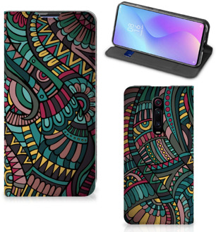 B2Ctelecom Xiaomi Mi 9T Pro Hoesje met Magneet Aztec