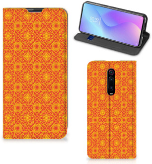 B2Ctelecom Xiaomi Mi 9T Pro Hoesje met Magneet Batik Orange