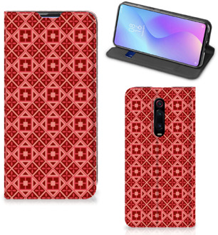 B2Ctelecom Xiaomi Mi 9T Pro Hoesje met Magneet Batik Red